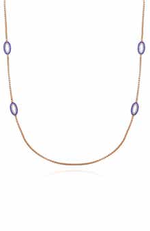Vince Camuto Pavé Station Necklace