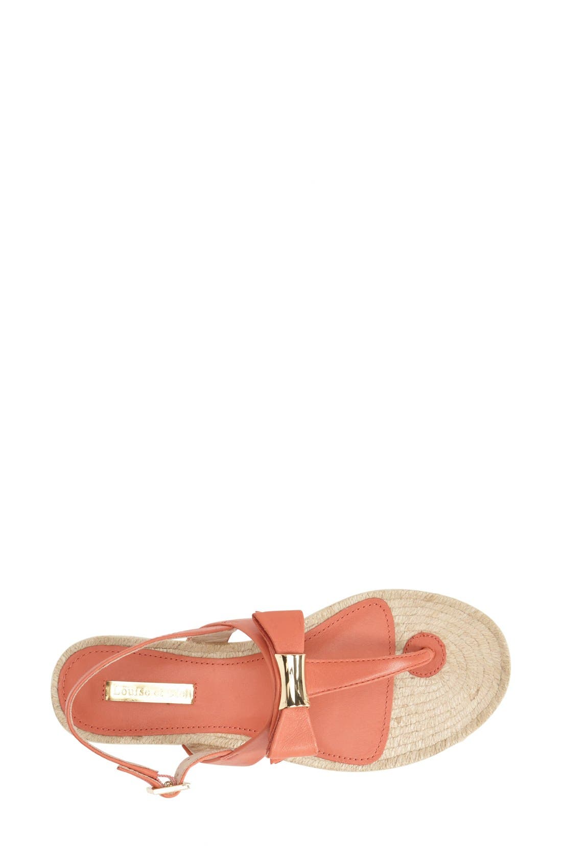'Adrean' Thong Sandal, Alternate, color, SALMON