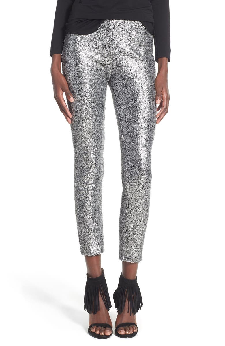 Lucy Paris 'Shasta' Sequin Leggings, Main, color,