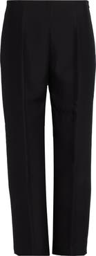 TOTEME Slim Wool & Silk Evening Trousers