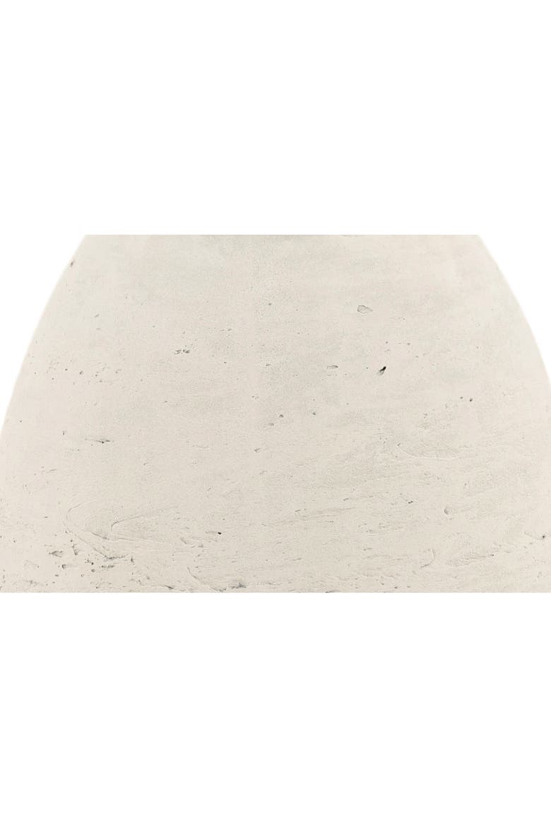 Althea Cement Outdoor Vase, Alternate, color, Antique White - Large