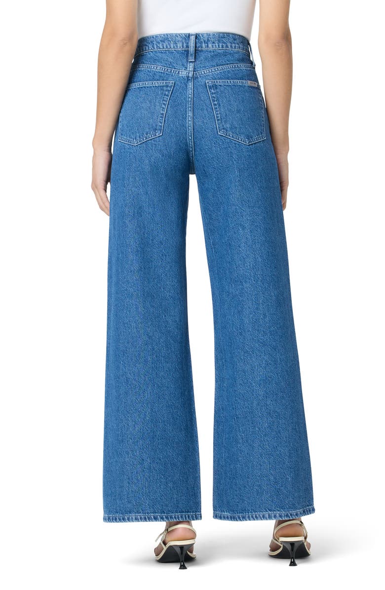Joe's Crystal Embellished High Waist Wide Leg Jeans, Alternate, color, Crystal Danube