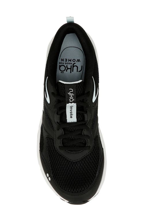 Ryka Women's Invoke Lace Up Walking Sneakers In Black