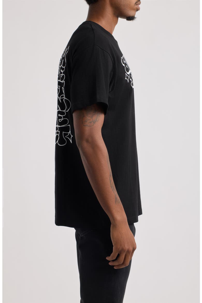 BB Writer Crewneck T-Shirt, Alternate, color, BLACK