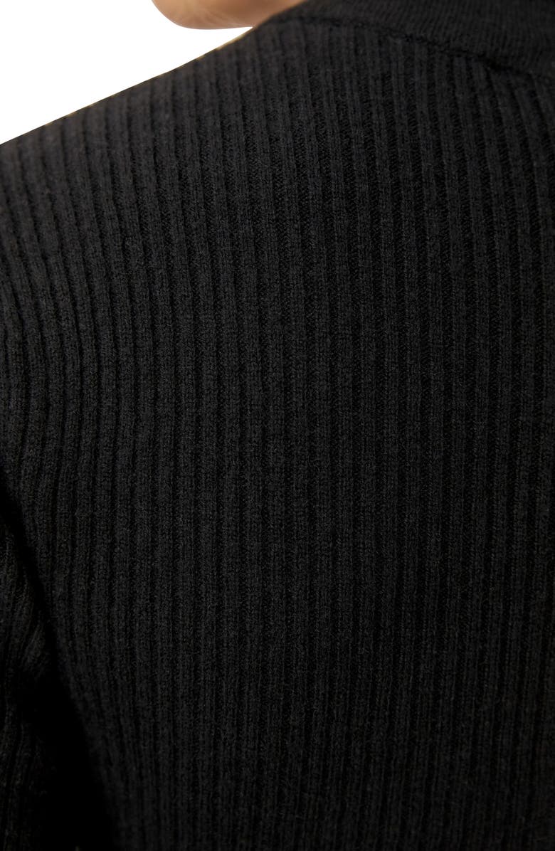 Reformation Kieran Cashmere Button Back Mock Neck Sweater, Alternate, color, 