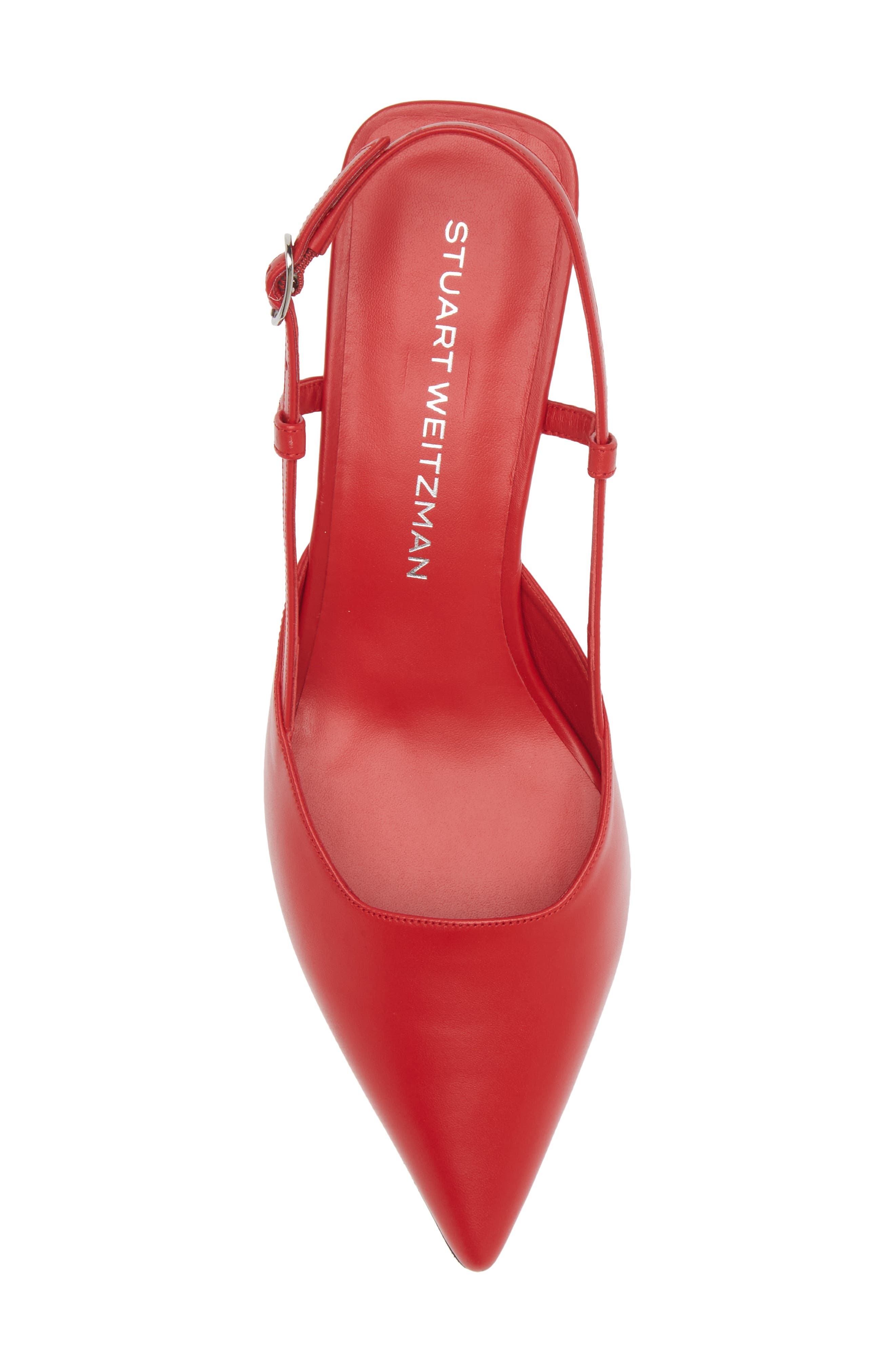 Stuart Weitzman Vinnie 50 Slingback Pump, Alternate, color, Cherry