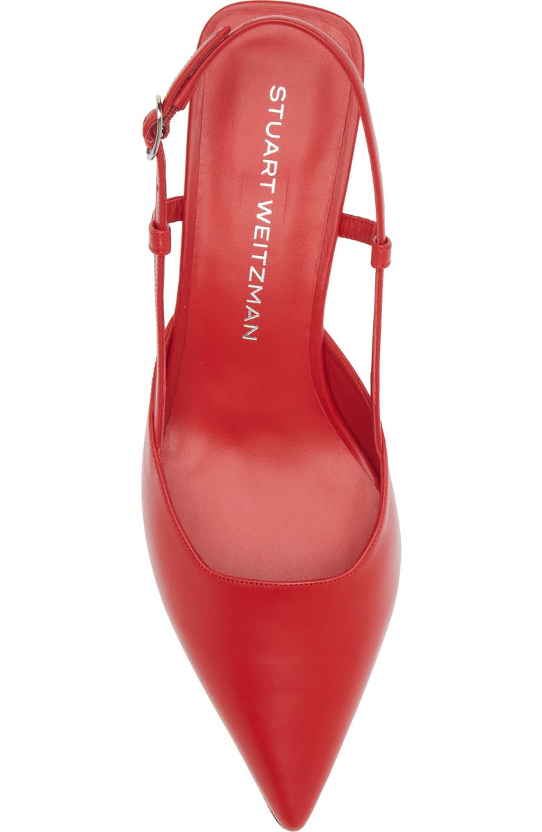 Stuart Weitzman Vinnie 50 Slingback Pump, Alternate, color, Cherry