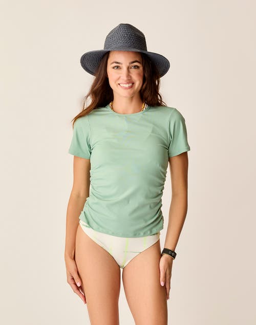 Carve Designs Vega Rib Tee In Green