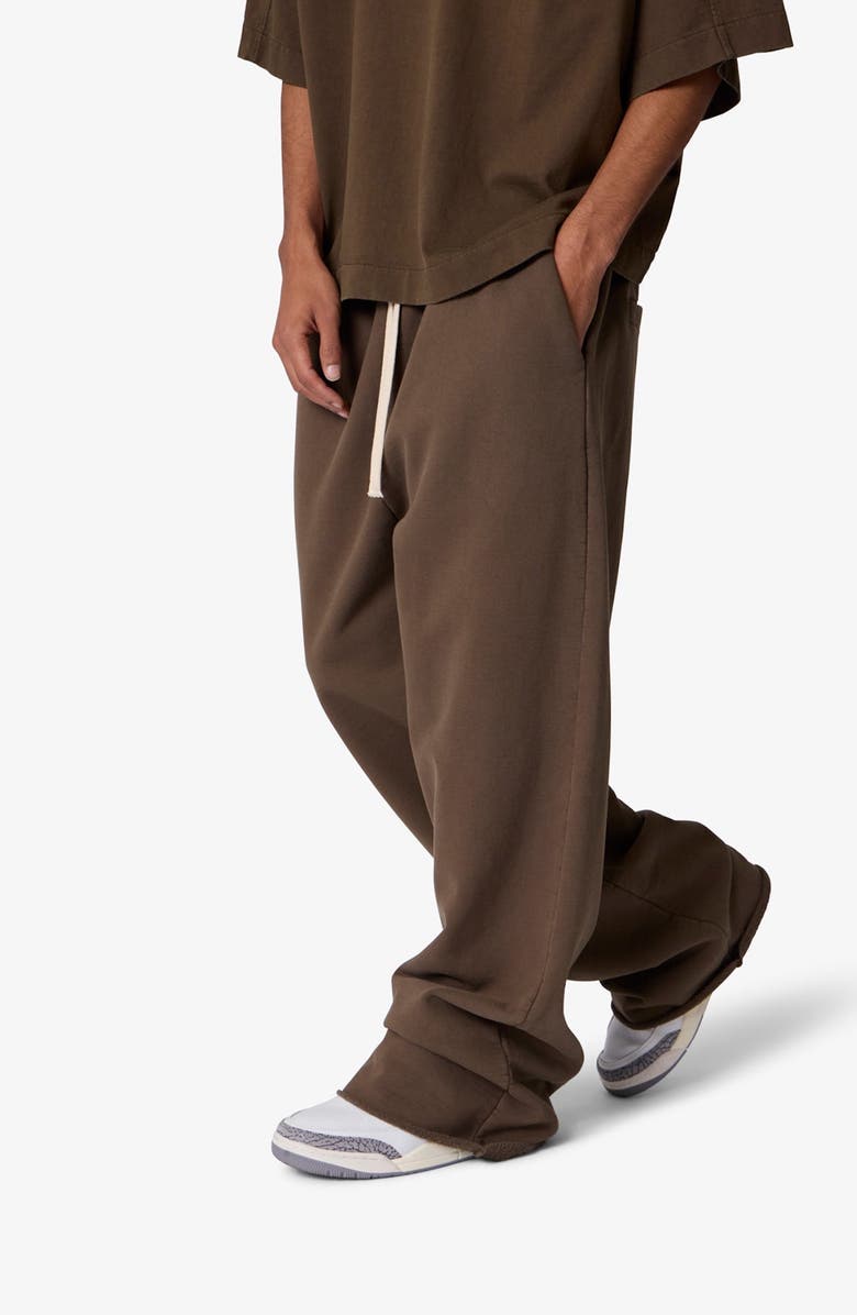 mnml Ultra Baggy Cotton Fleece Sweatpants, Alternate, color, Olive