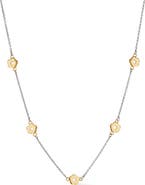 Ana Luisa Flower Necklace - Rowena Necklace Two Tone