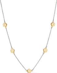 Ana Luisa Flower Necklace - Rowena Necklace Two Tone
