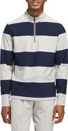 adidas Golf Ultimate Rugby Quarter Zip Performance Pullover