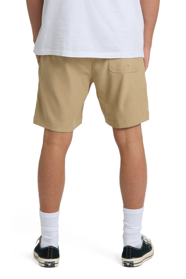 De la Cruz Submersible Water Repellent Corduroy Shorts, Alternate, color, KHAKI