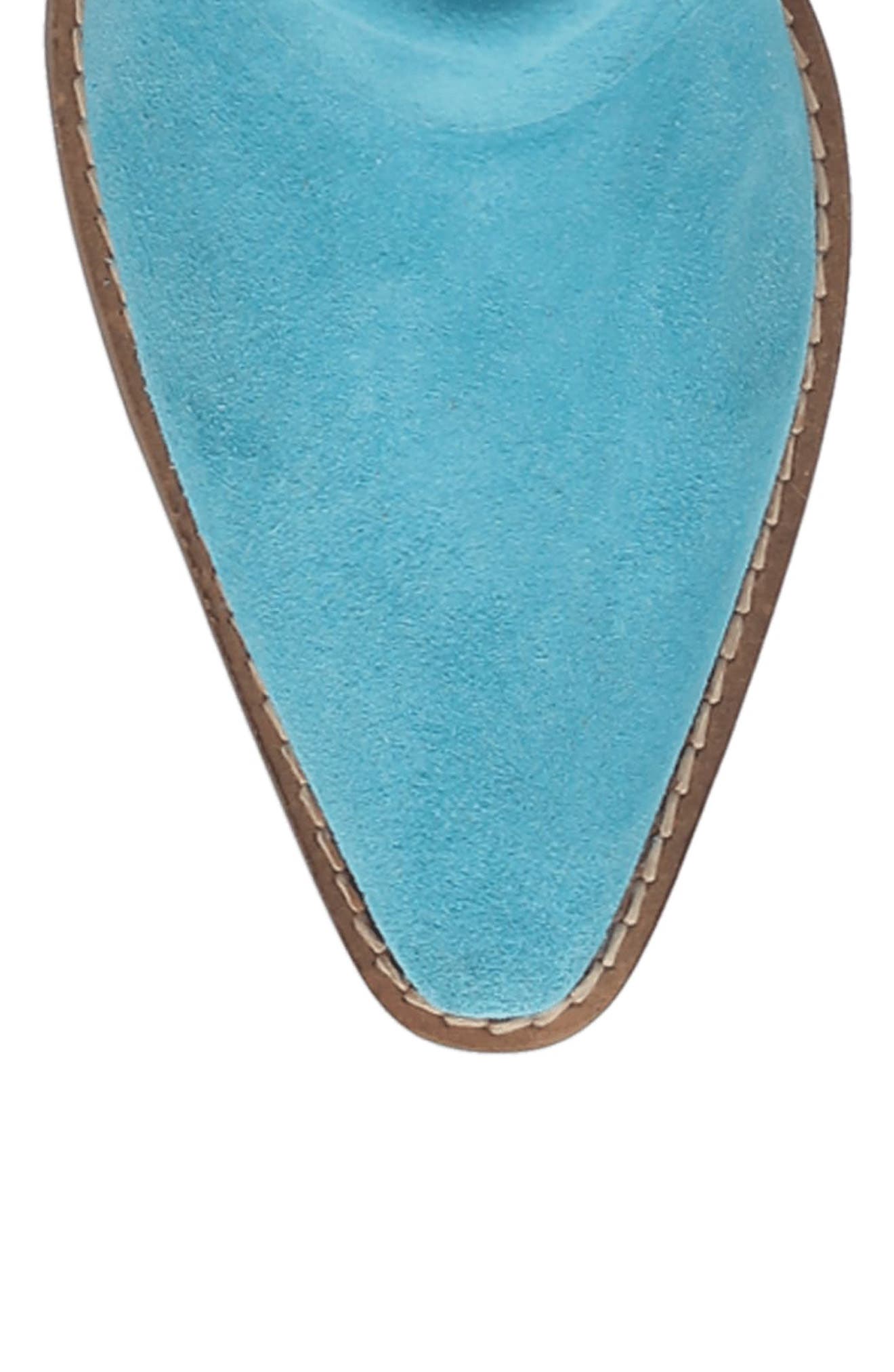 Dingo Spirit Trail Knee High Western Boot, Alternate, color, Blue