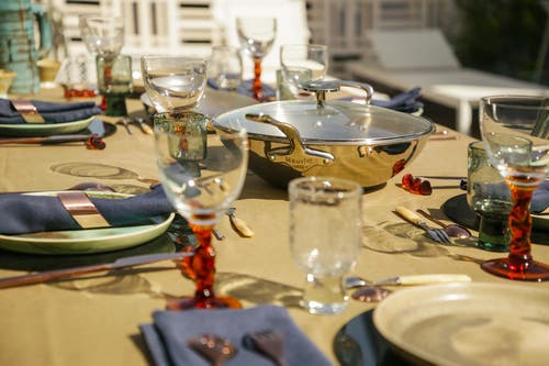 Mauviel M'cook 12.5 Inch Stainless Steel Wok With Long Handle And Helper Handle In Silver