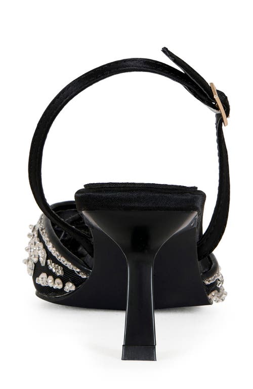 Azalea Wang Valeriy Ankle Strap Pointed Toe Pump In Black