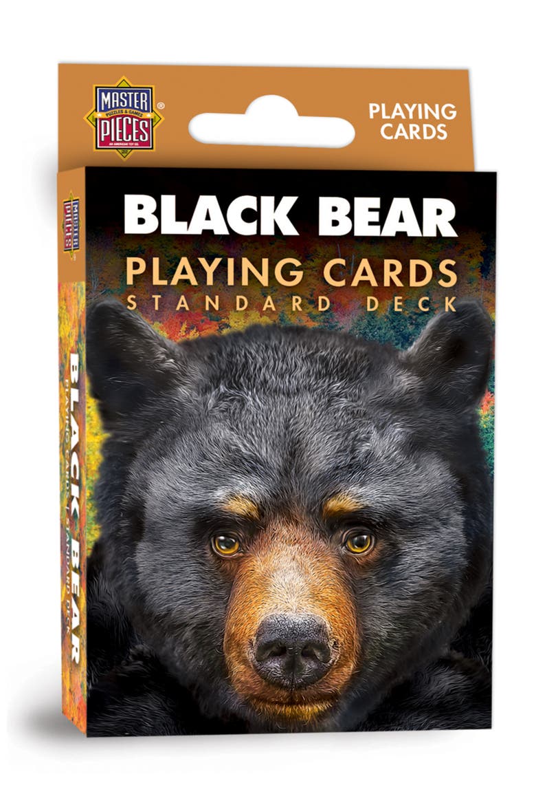 Black Bear Playing Cards, Main, color, Multicolor
