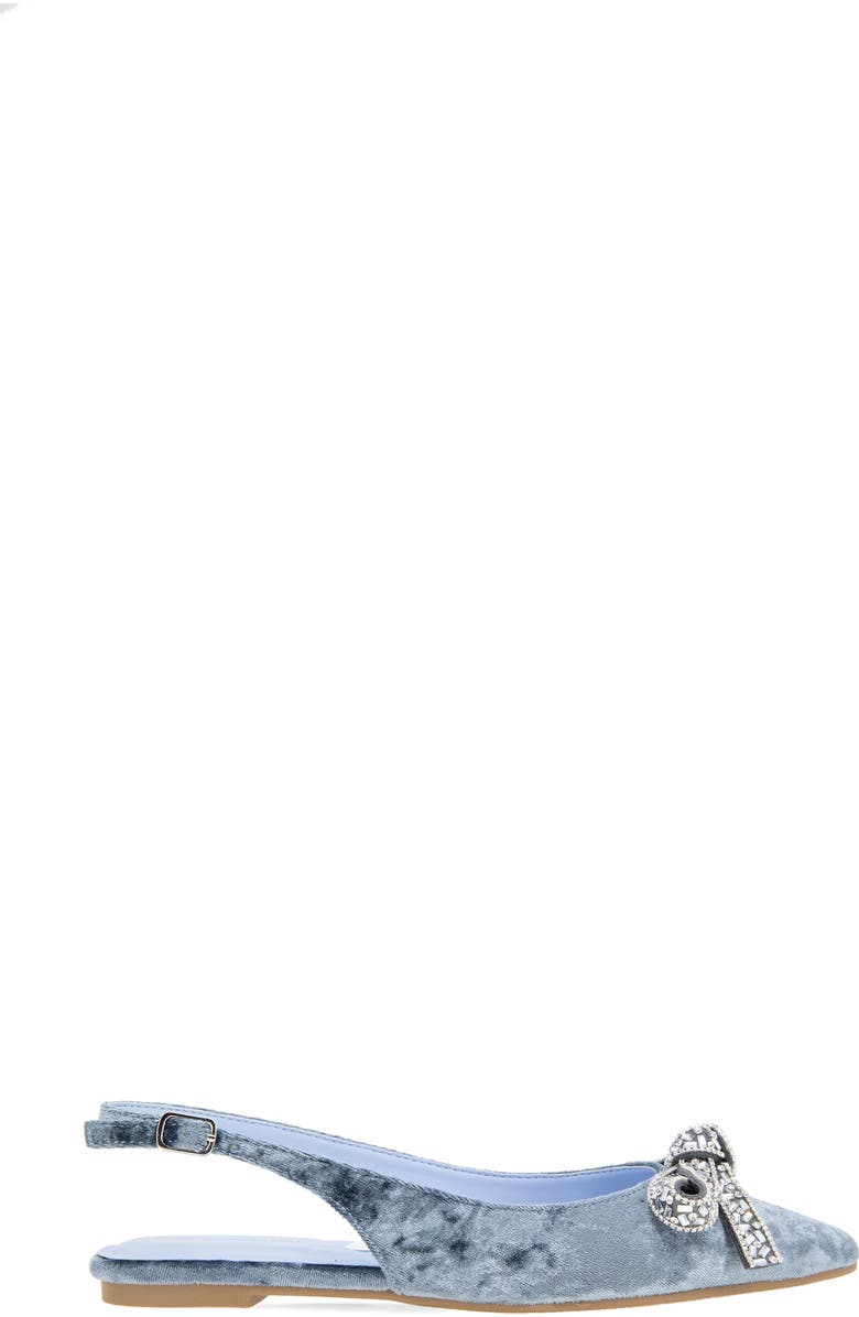 BCBGeneration Katly Slingback Pointed Toe Flat, Alternate, color, Skyway