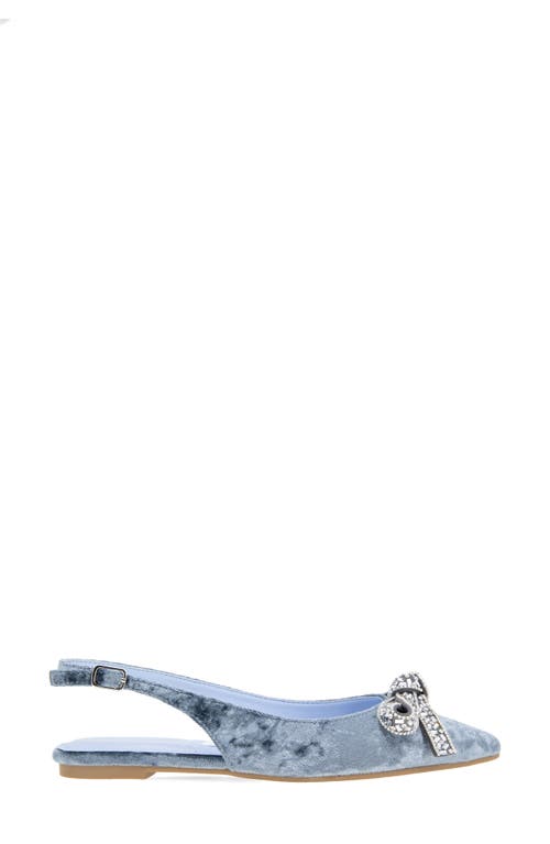 Bcbgeneration Katly Slingback Pointed Toe Flat In Blue
