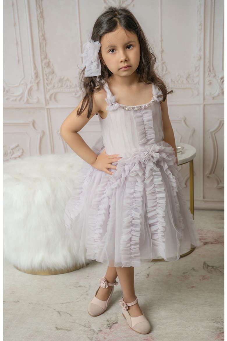Ariel Tulle Dress, Alternate, color, Lavender