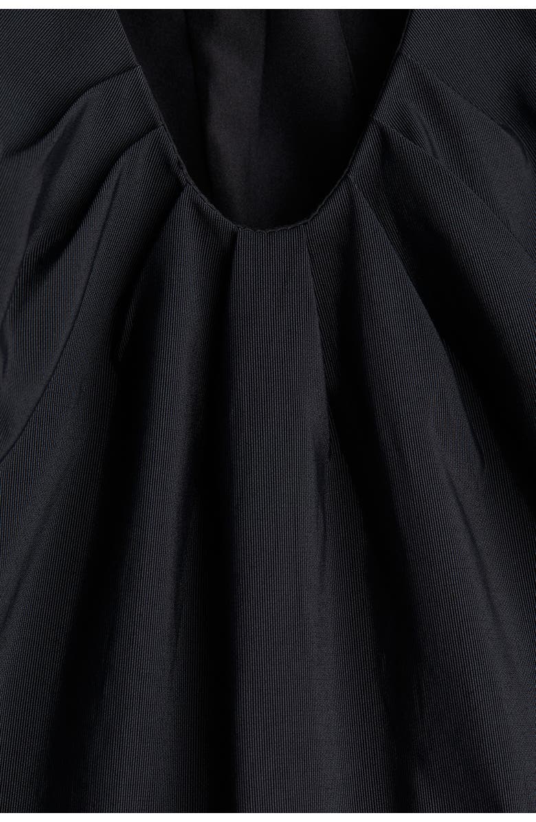 H&M Butterfly-sleeved Dress, Alternate, color, Black