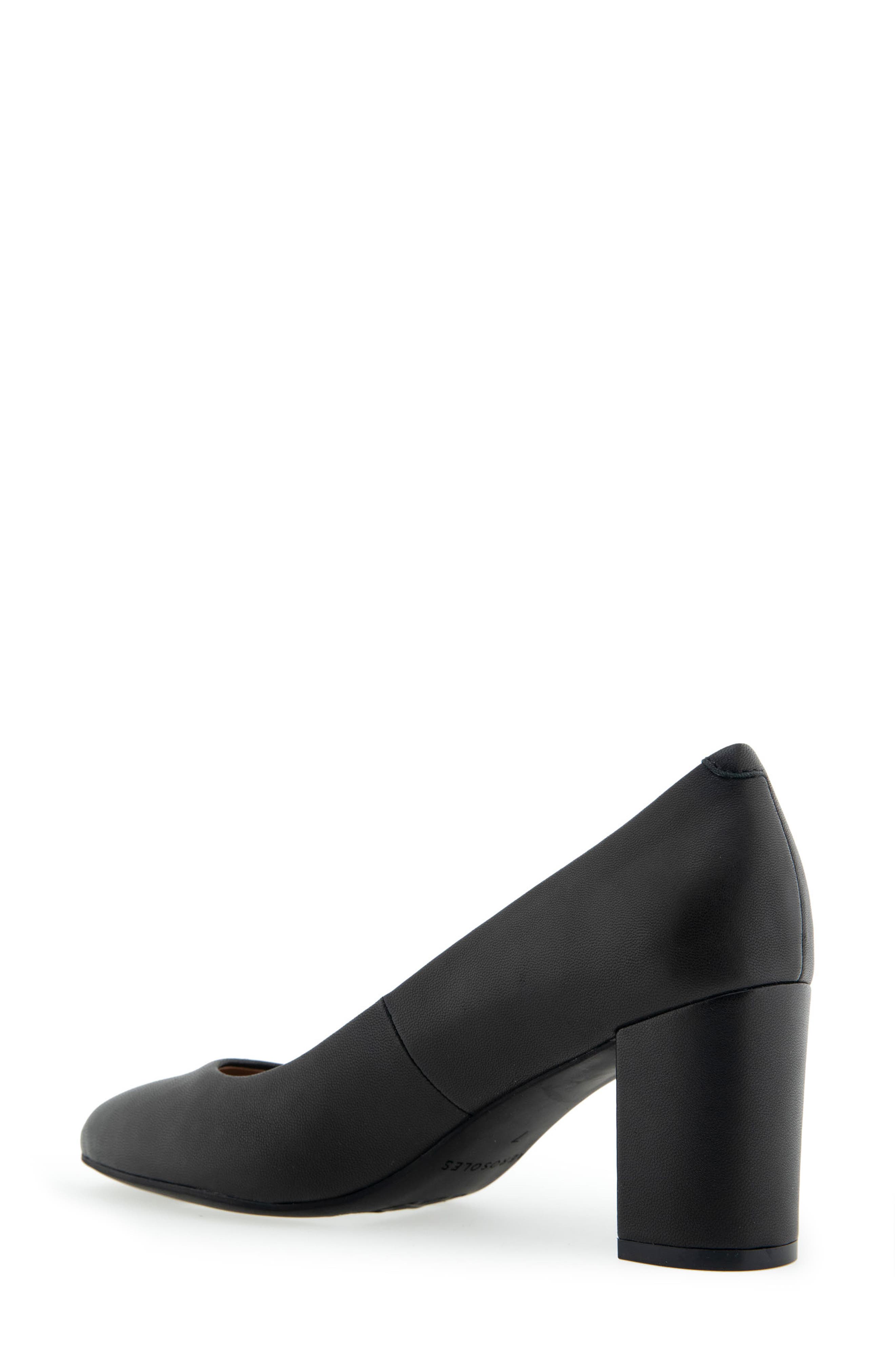 Aerosoles Betsy Pump, Alternate, color, Black Leather