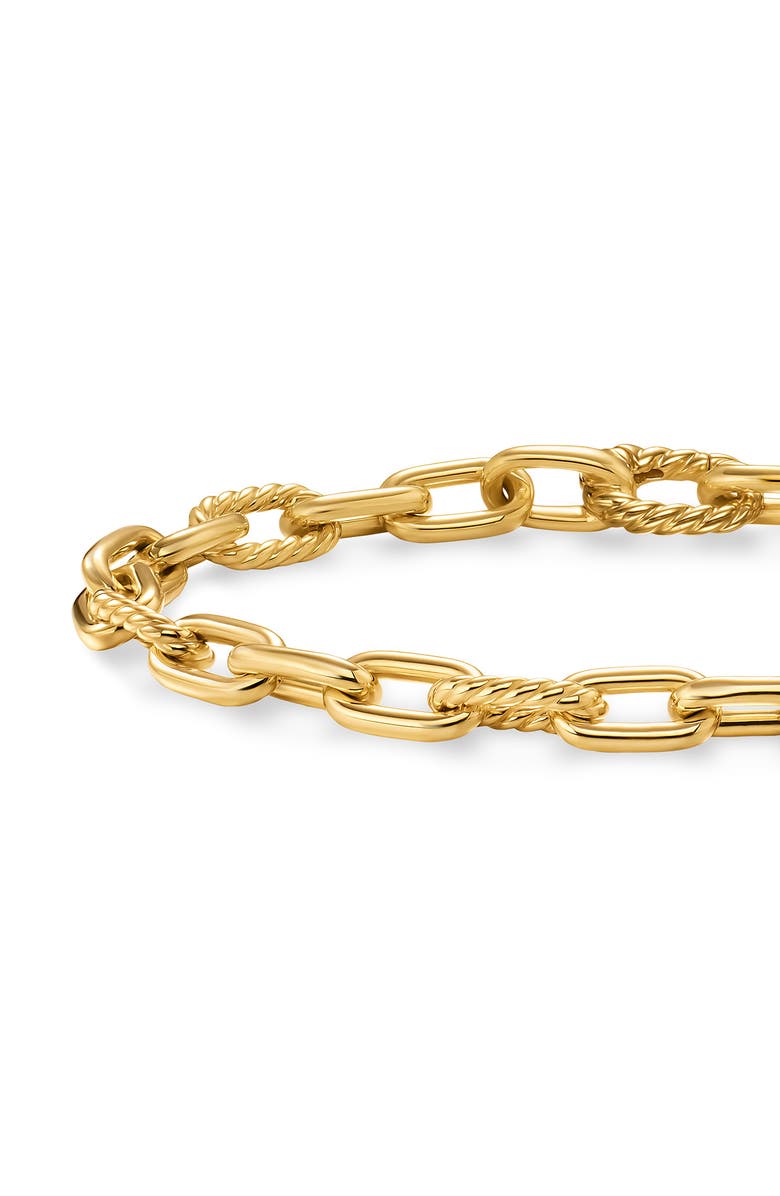David Yurman DY Madison Chain Bracelet in 18K Yellow Gold, 6mm, Alternate, color, Gold