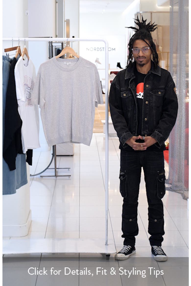 Cotton Crewneck Sweater T-Shirt video