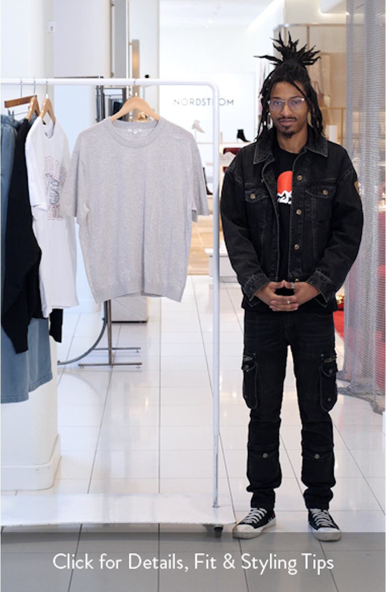 Cotton Crewneck Sweater T-Shirt, sales video thumbnail