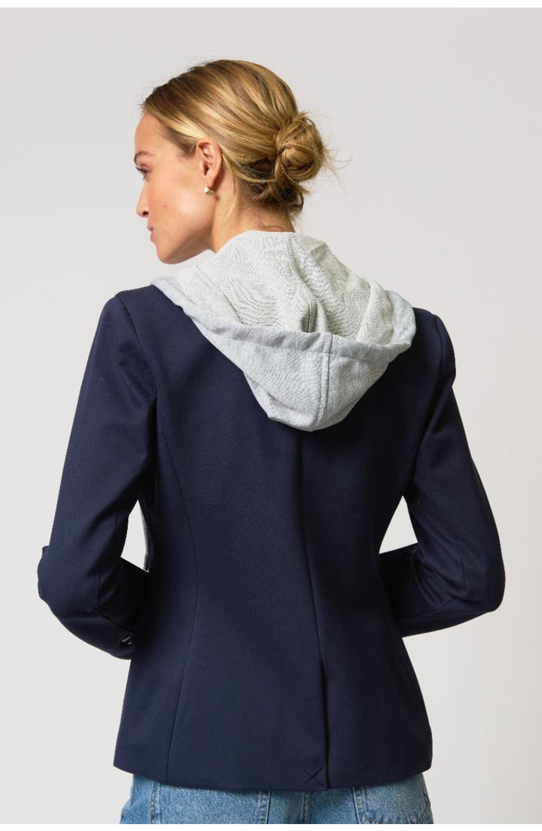 Central Park West Ryder Dickie blazer, Alternate, color, Navy/ Grey Navy