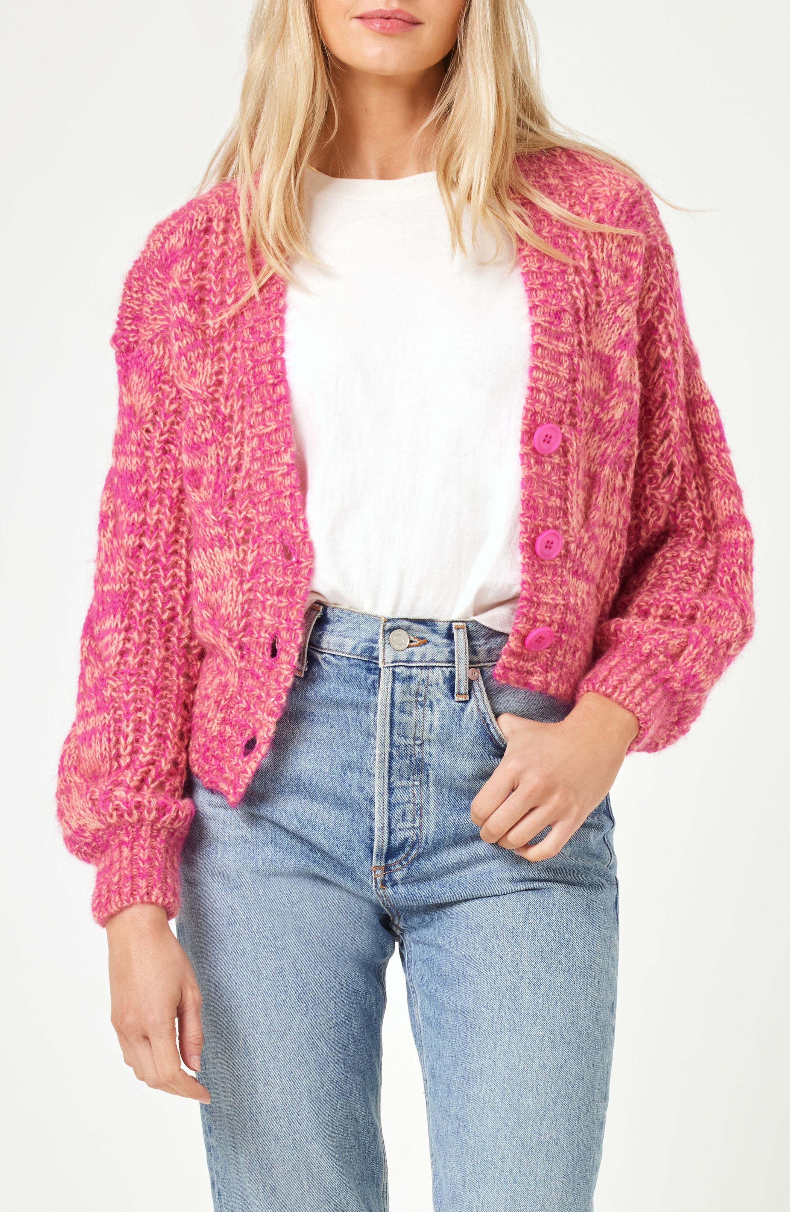 Strawberry Fields Cropped Cardigan
