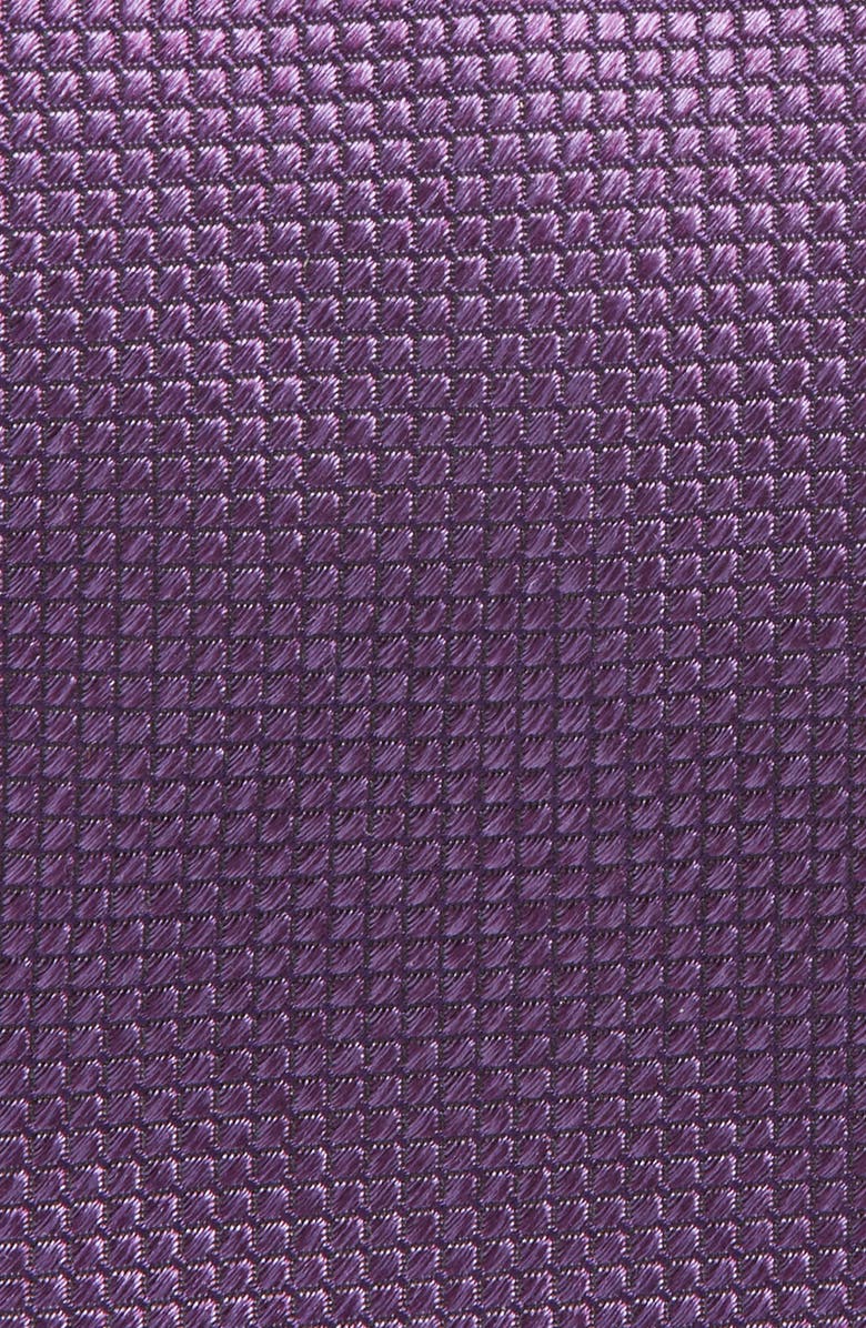 Nordstrom Solid Silk Tie, Alternate, color, Purple
