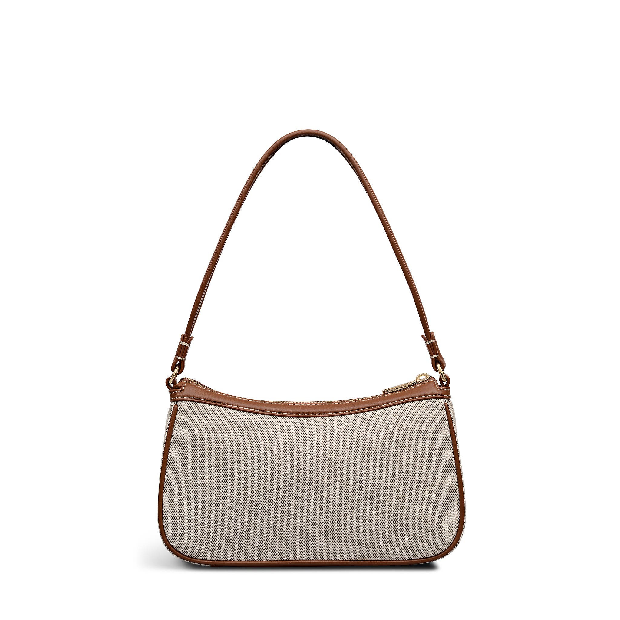 Radley Albany Avenue Canvas Medium Ziptop Shoulder Bag, Alternate, color, Natural
