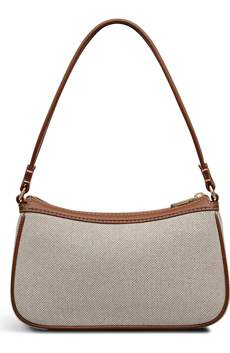 Radley Albany Avenue Canvas Medium Ziptop Shoulder Bag, Alternate, color, Natural