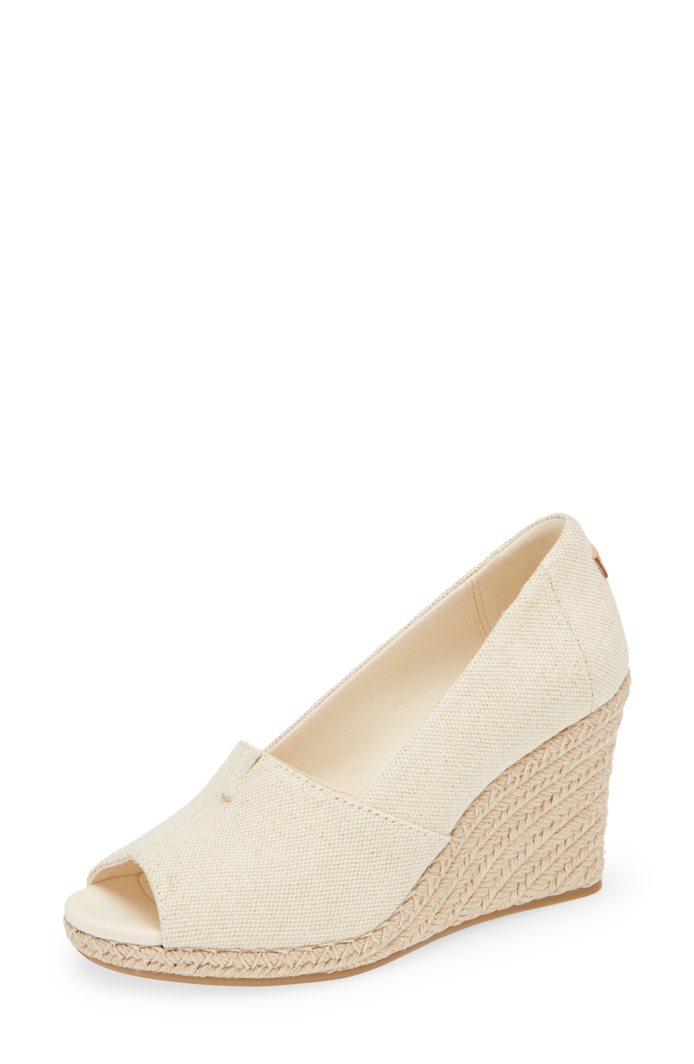 TOMS Michelle Espadrille Wedge Sandal, Main, color, Natural Natural