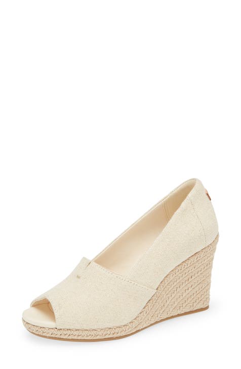 Women s White High Heel Espadrilles Nordstrom