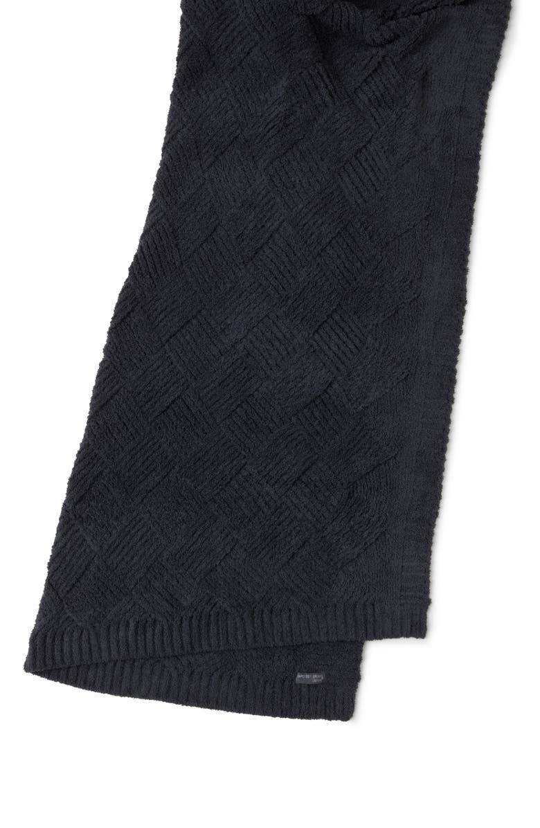 Barefoot Dreams<sup>®</sup> CozyChic<sup>™</sup> Diamond Weave Blanket, Alternate, color, Carbon