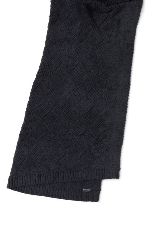 Barefoot Dreams ® Cozychic™ Diamond Weave Blanket In Black