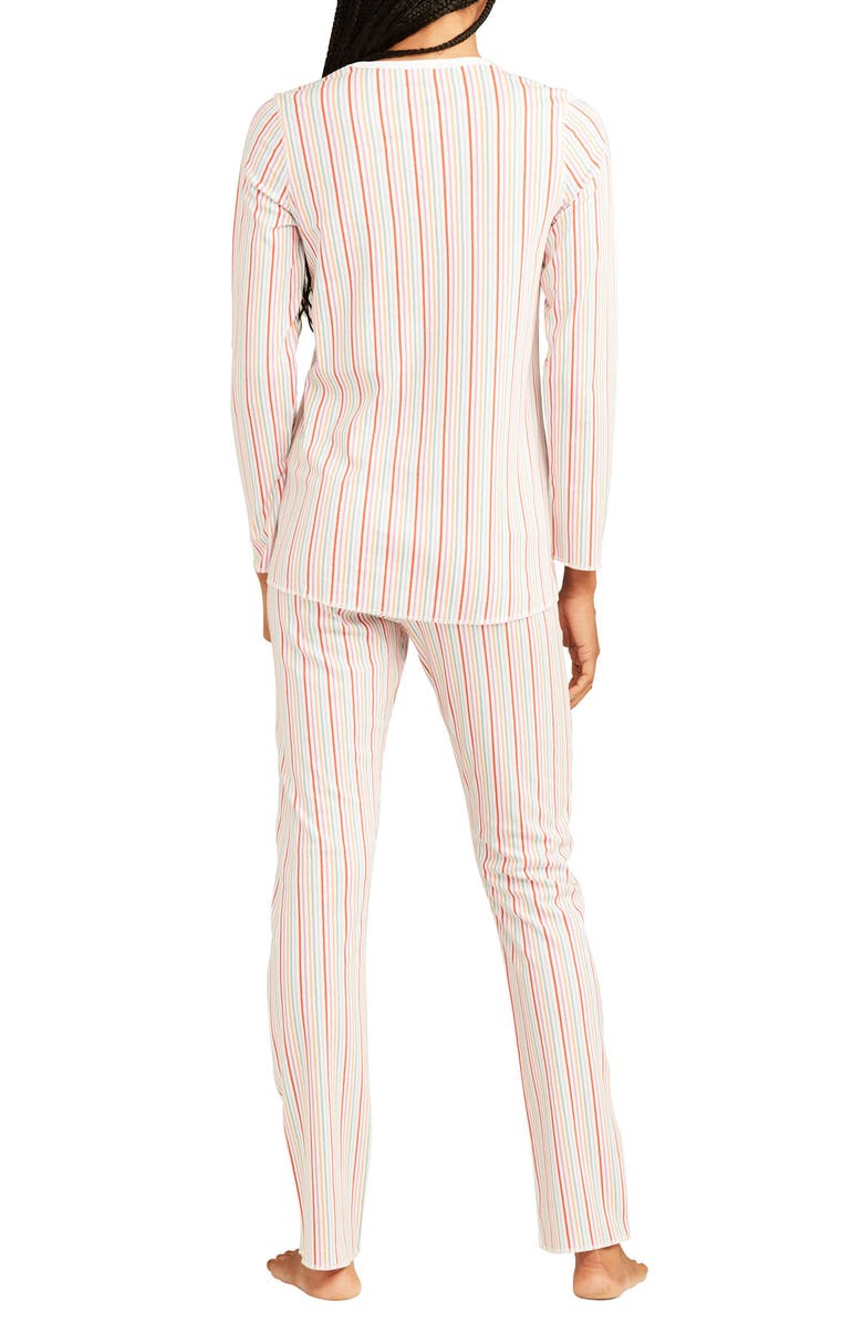Roller Rabbit Party Stripe Pajamas, Alternate, color, 