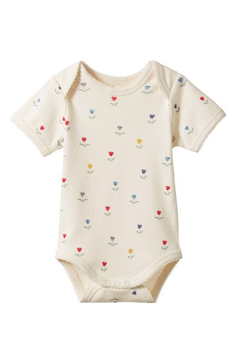 Print Organic Cotton Bodysuit