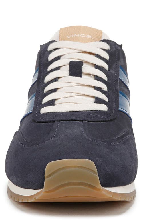 Vince Oasis Sneaker In Blue Ink/blue Agate