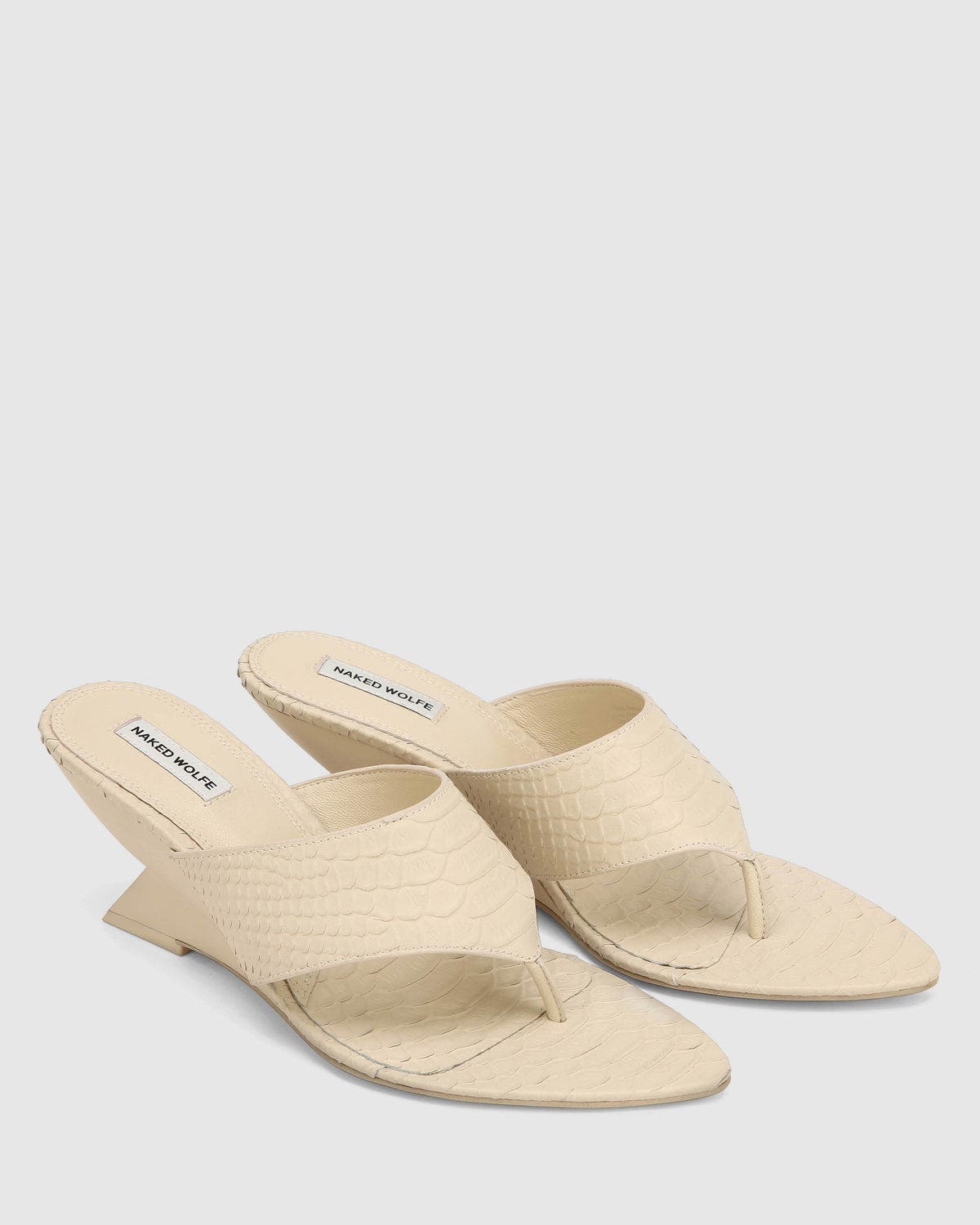 Naked Wolfe Stampede Brown Snake, Alternate, color, Off White