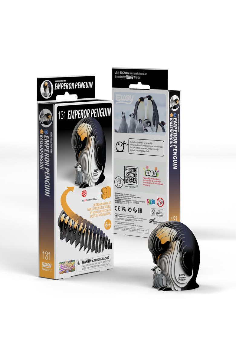 Eugy Puzzles Emperor Penguin 3D Puzzle - contains 30 puzzle pieces, Main, color, NO COLOR