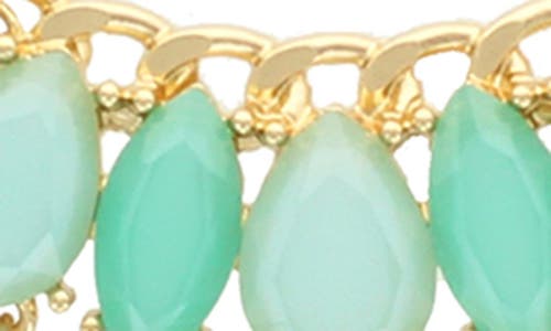 Olivia Welles Raelyn Flower Necklace In Gold