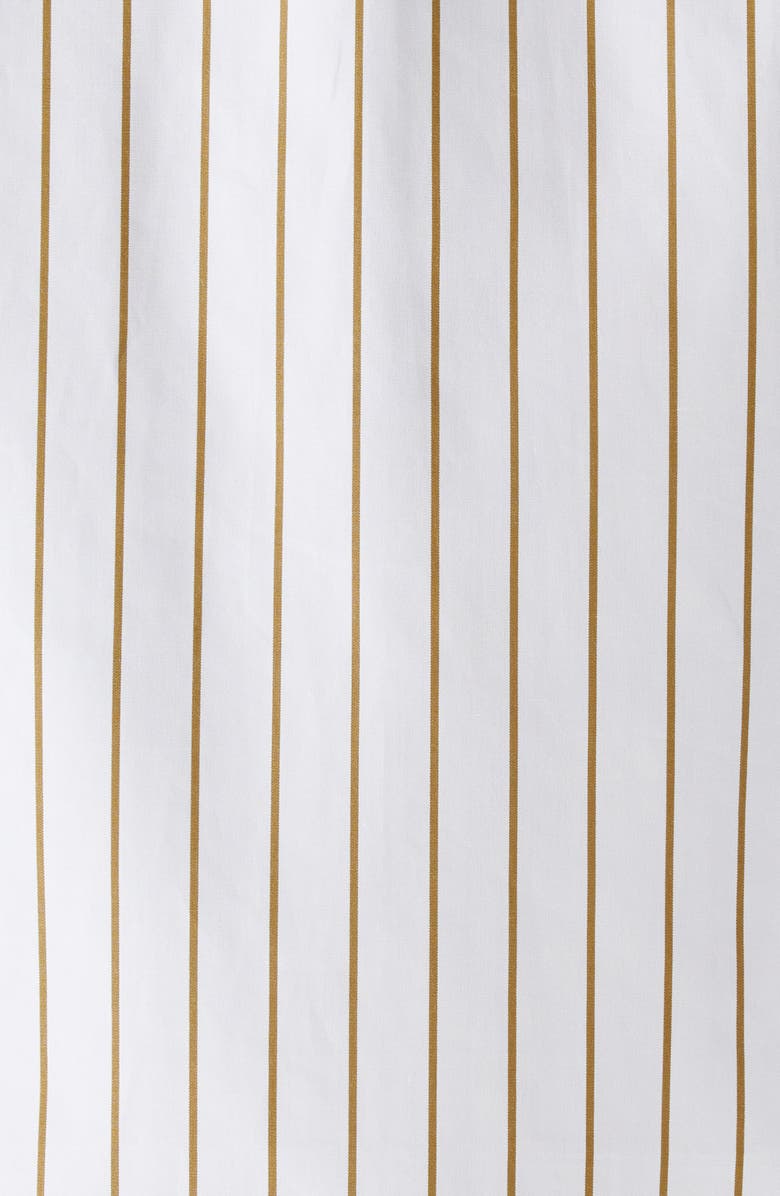 Lafayette 148 New York Hayward Stripe Cotton Button-Up Shirt, Alternate, color, 