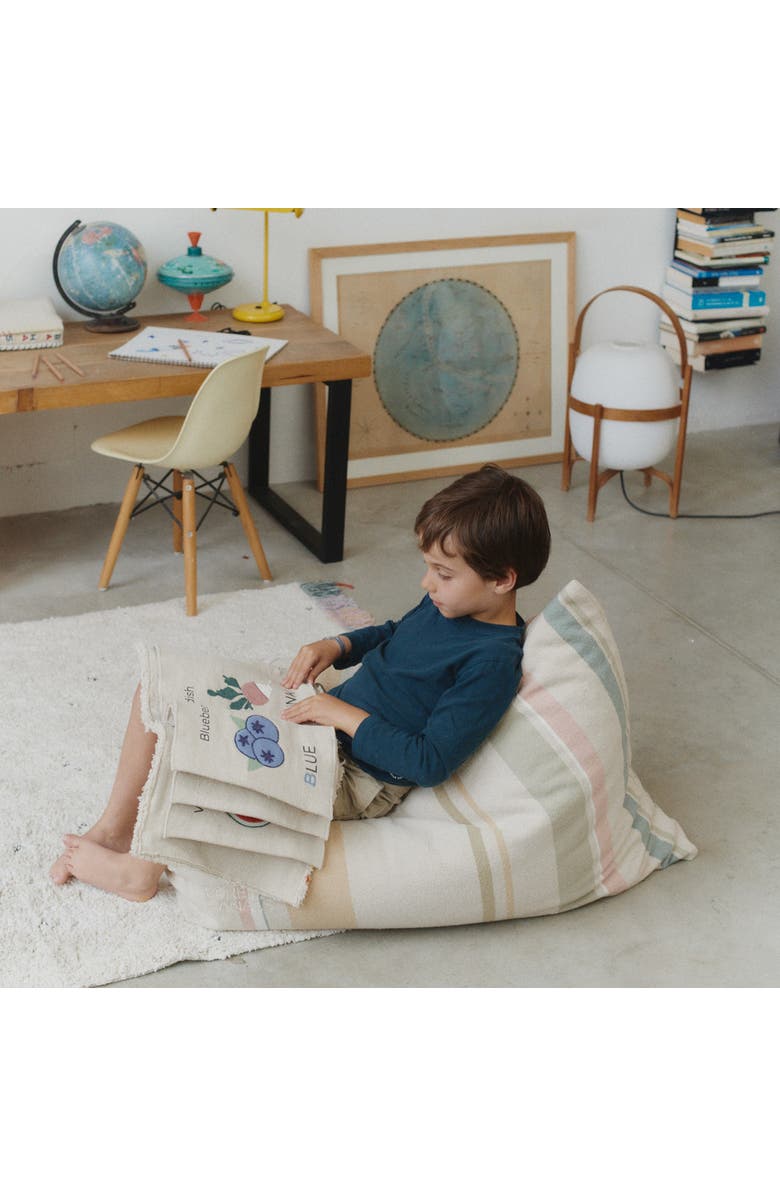 Lorena Canals Pouf Cleo, Alternate, color, Multicolor