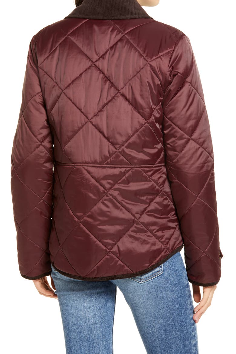 Doncaster Quilted Jacket, Alternate, color, WINTER BLACKBERRY