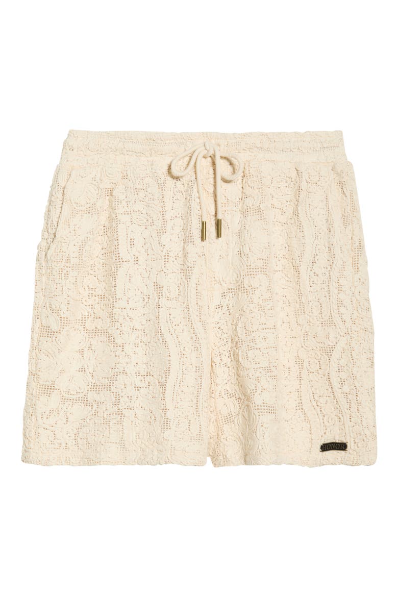 Mind Maze Lace Knit Shorts, Alternate, color, NATURAL