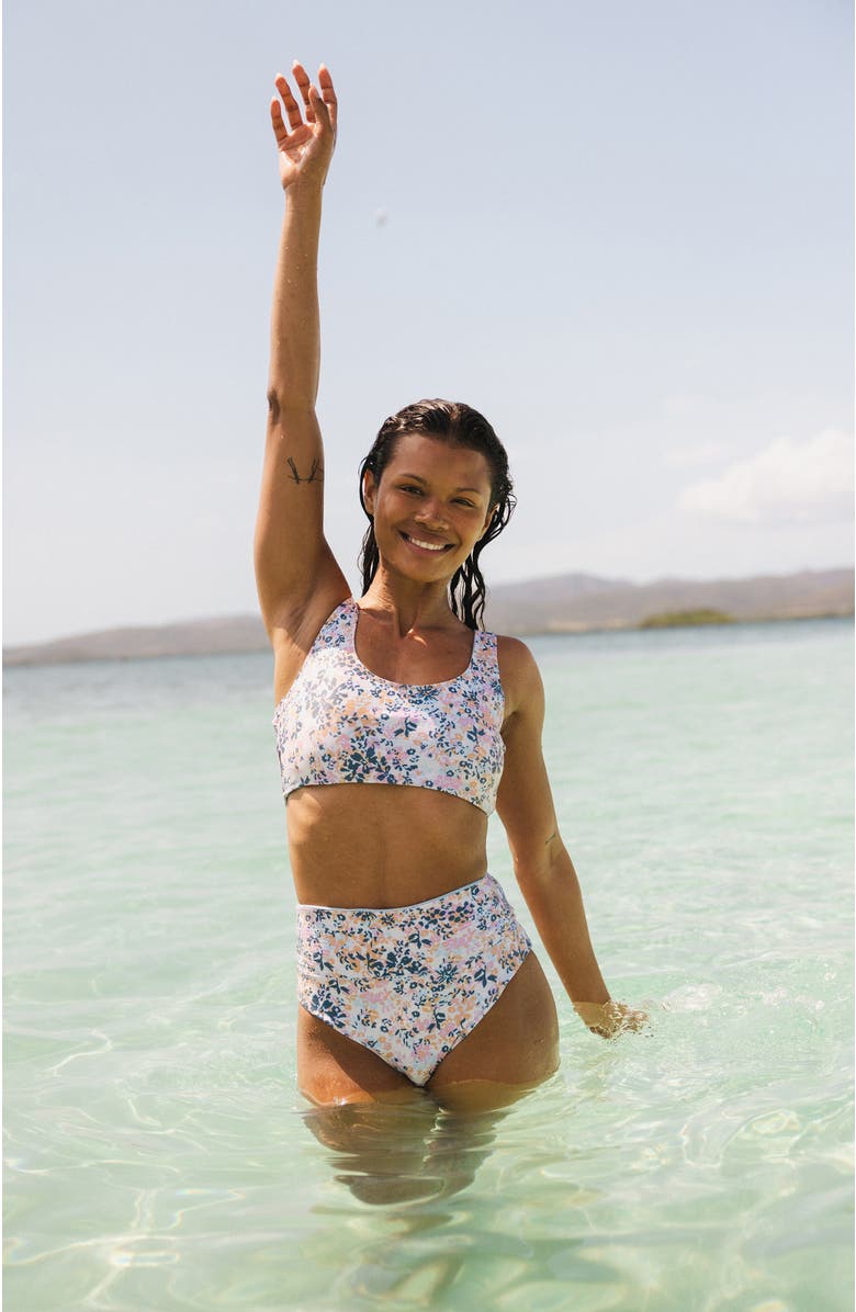 Nani 4-Way Reversible Bralette Swim Top, Alternate, color, Caspian