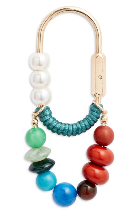 Beaded Carabiner Bag Charm